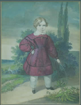 Gottlob Friedrich Eckhardt, im Alter von 4 Jahren