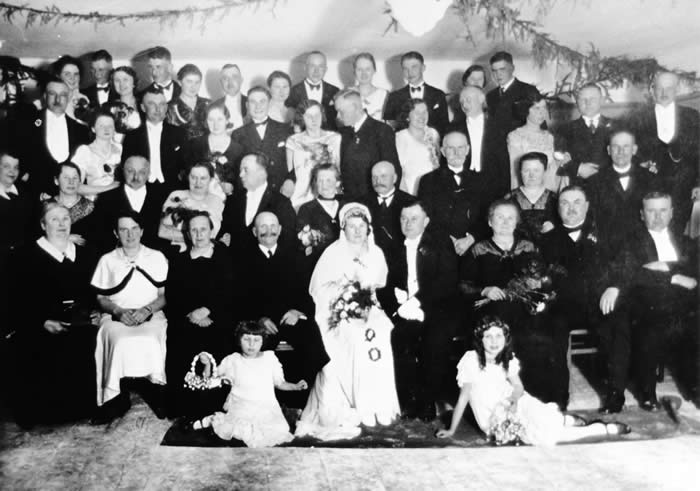 Hochzeit Benno Steinleitner und Elsbeth, geb. Maurer