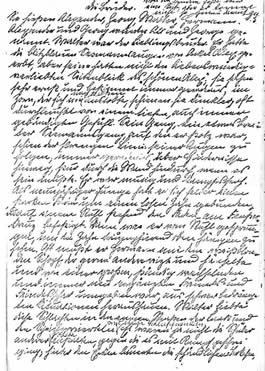 1. Seite Kapitel "Die Brüder" der Erinnerungen von Elisabeth Jankowsky, geb. Lemke
